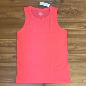 J Crew Supima Cotton Tank Top S Melon Pink